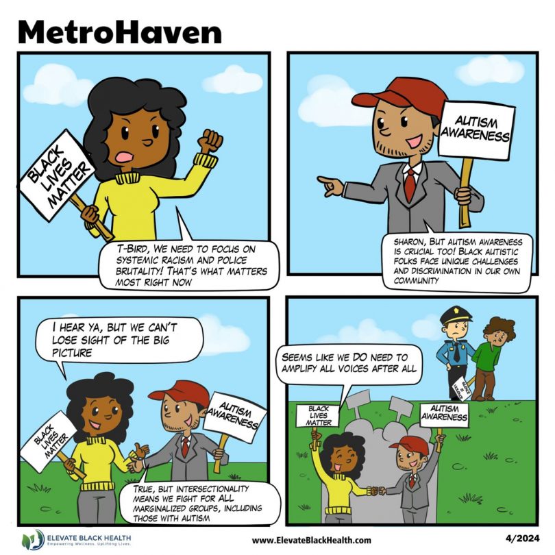 MetroHvaen Comic. Autism Awareness Month
